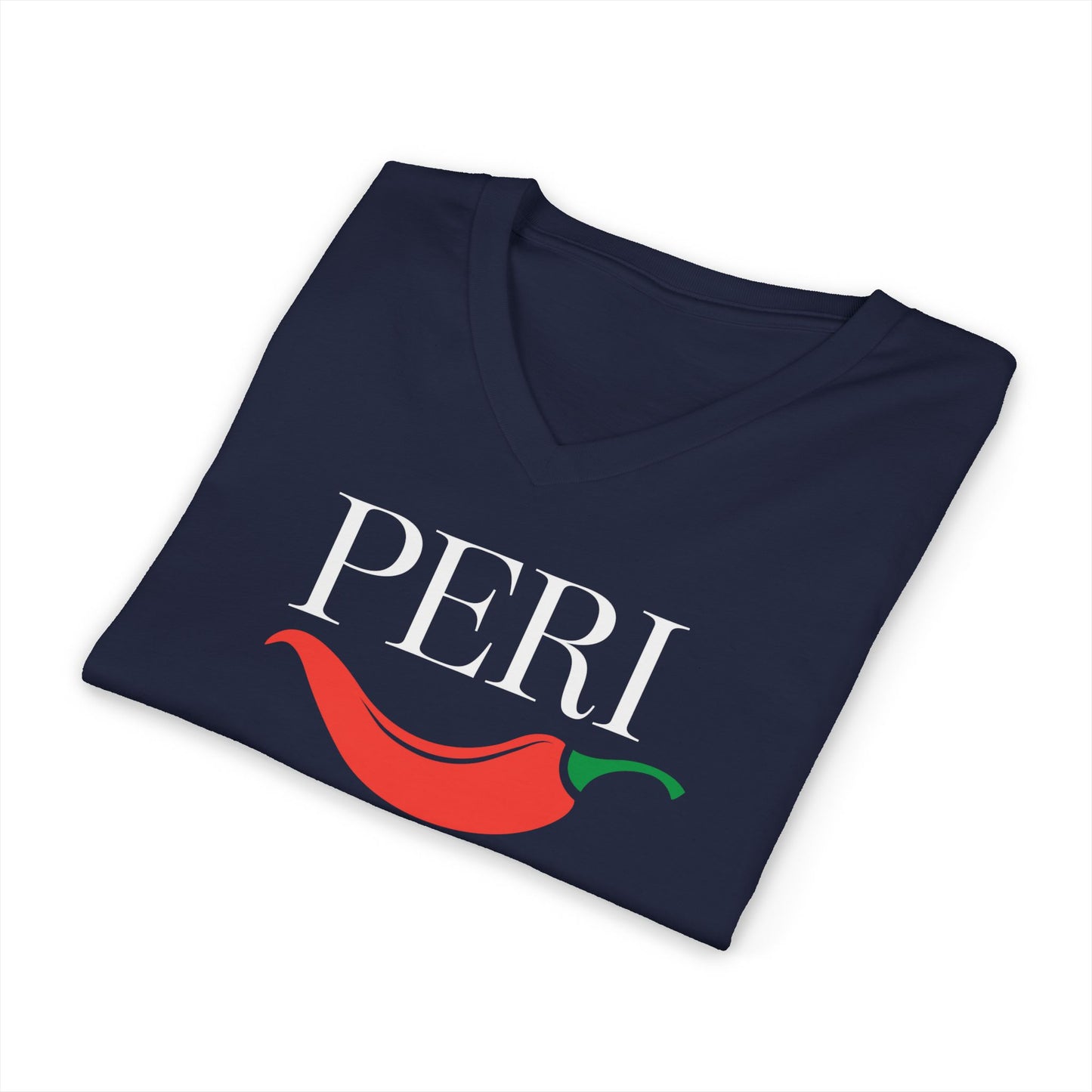 Peri Peri Menosauce Graphic Block V-Neck Tee