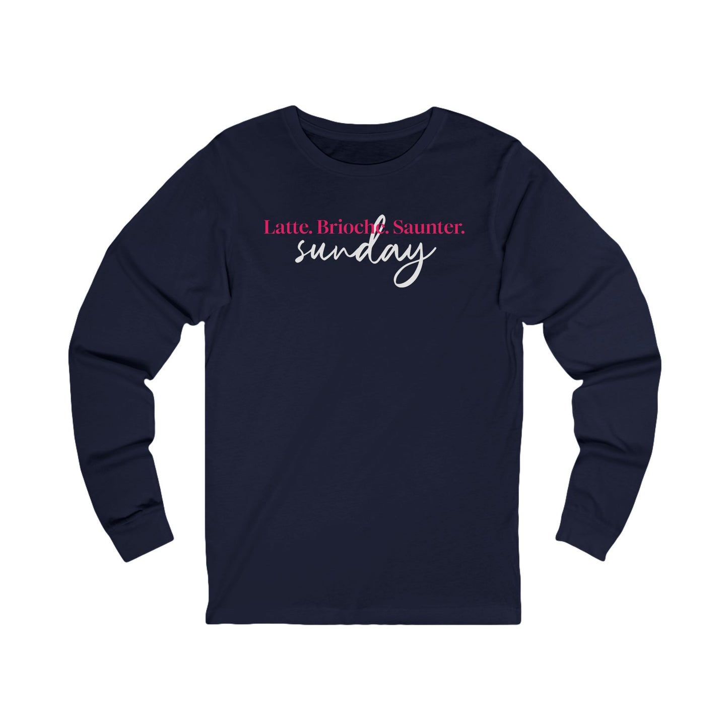 Latte Brioche Saunter Sunday Long Sleeve Tee