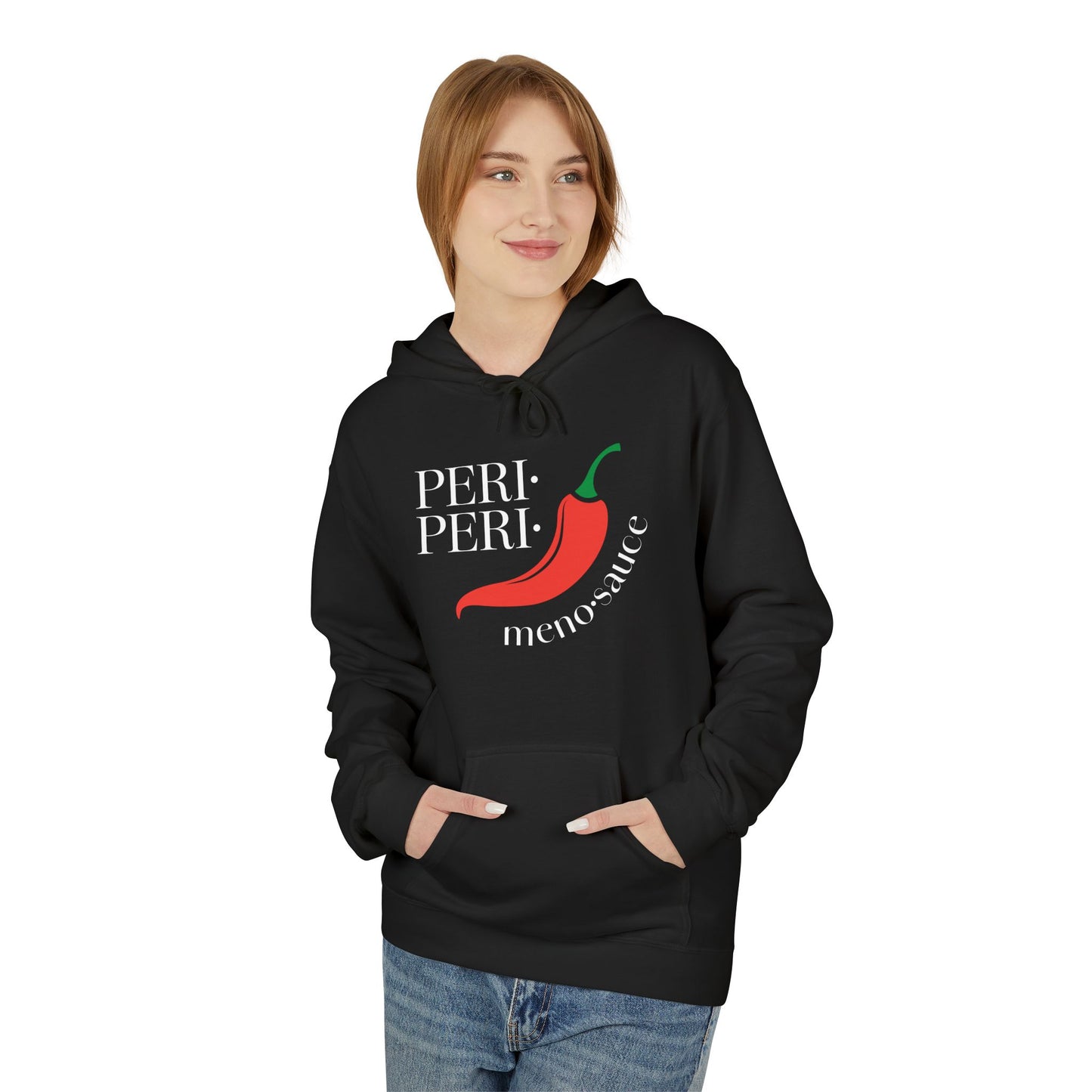 Peri Peri Meno-sauce Dash Fleece Hoodie