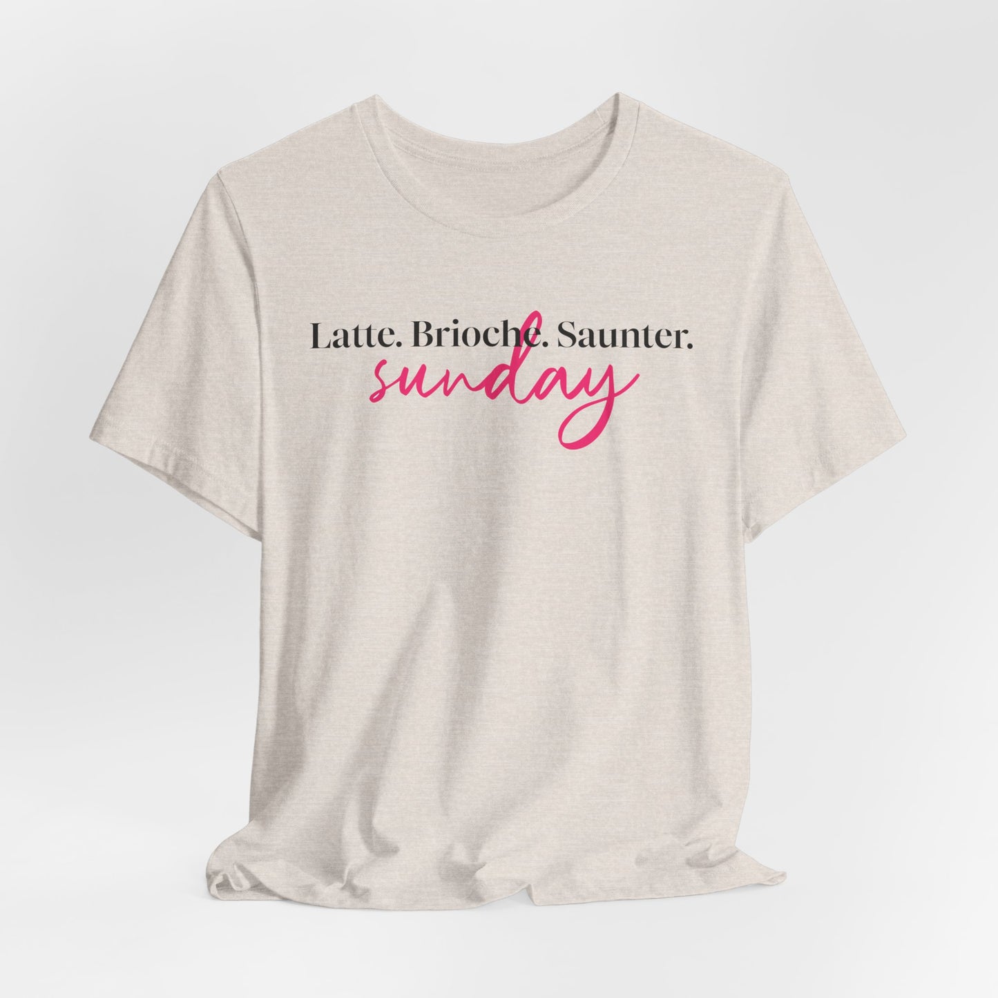 Latte Brioche Saunter Sunday T-Shirt