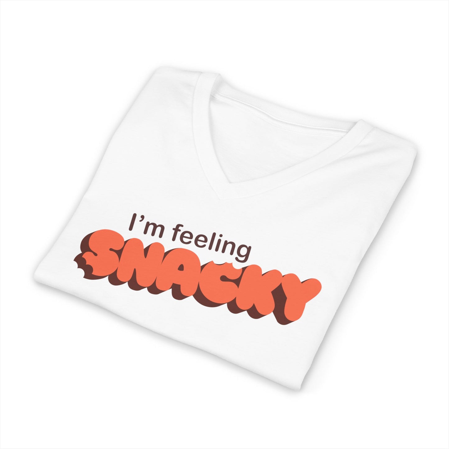 I'm Feeling Snacky V-Neck Tee