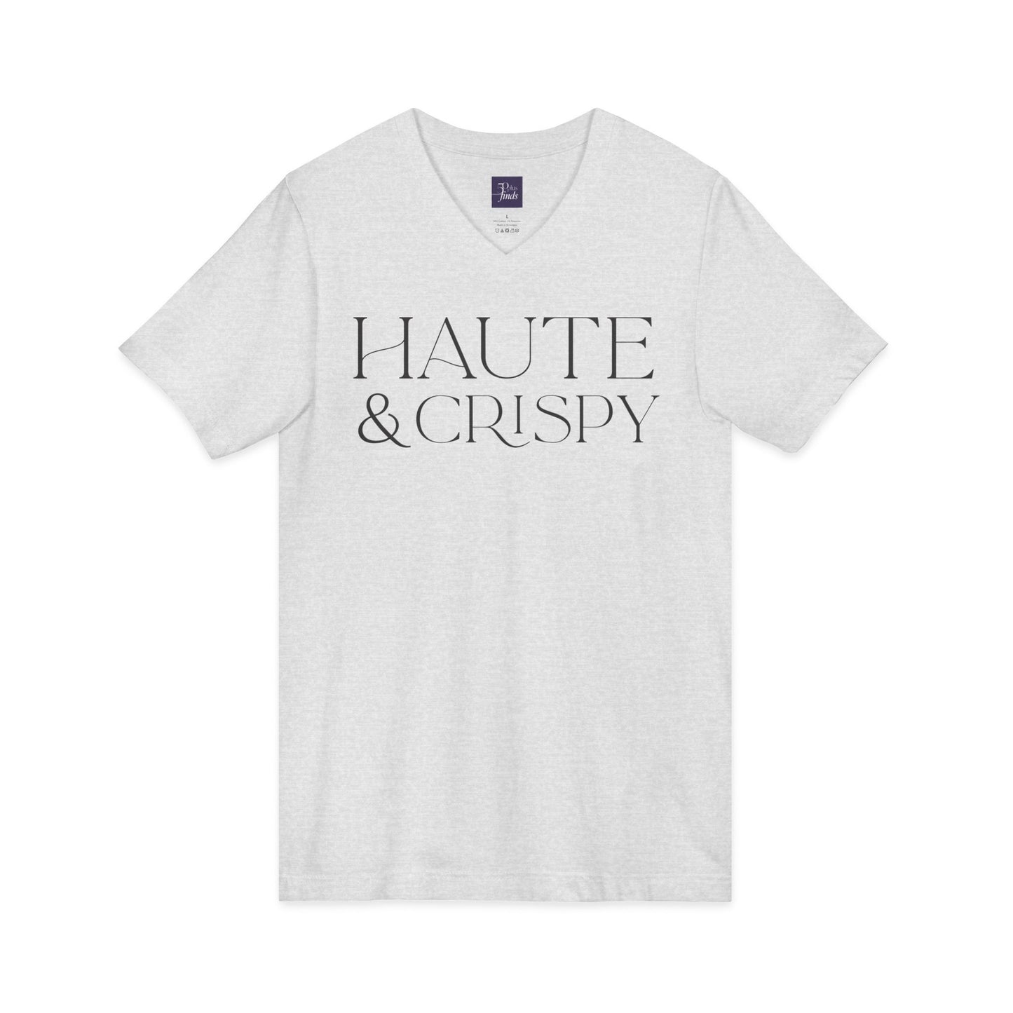 Haute & Crispy V-Neck Tee