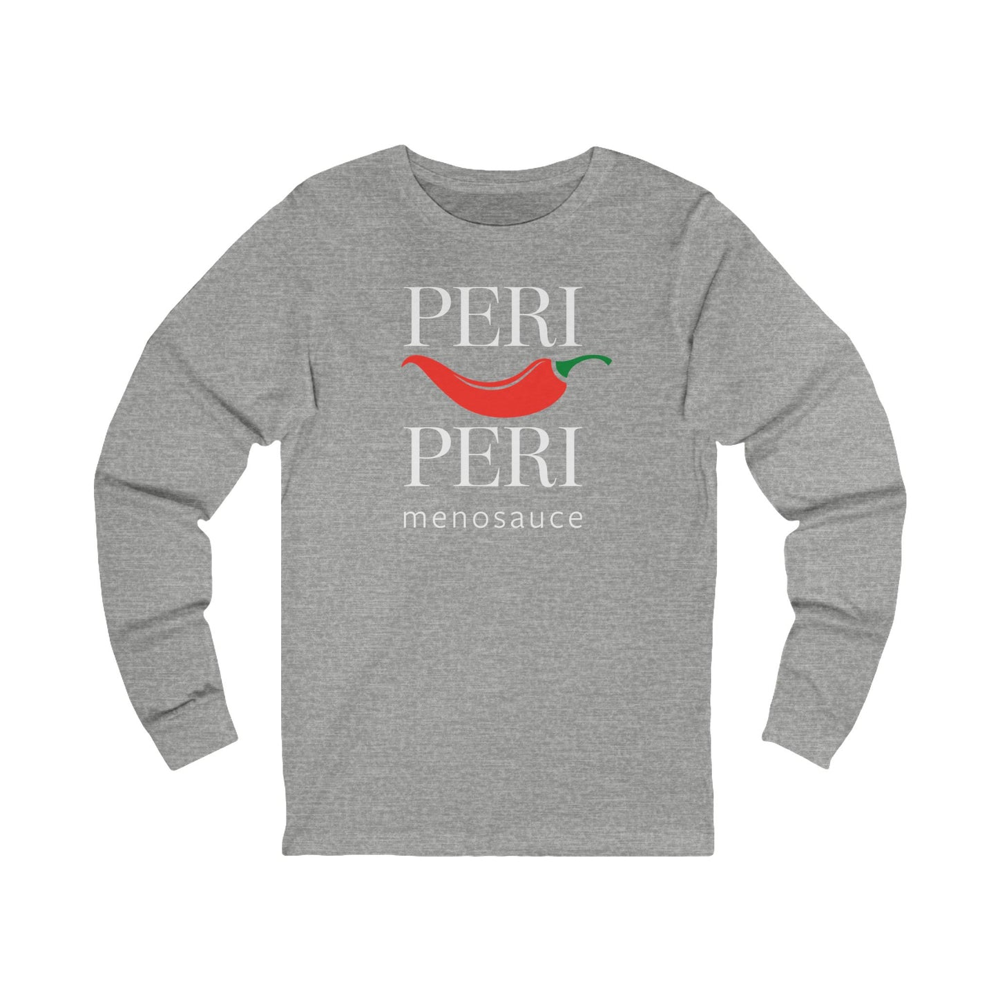 Peri Peri Menosauce Graphic Block Long Sleeve Tee