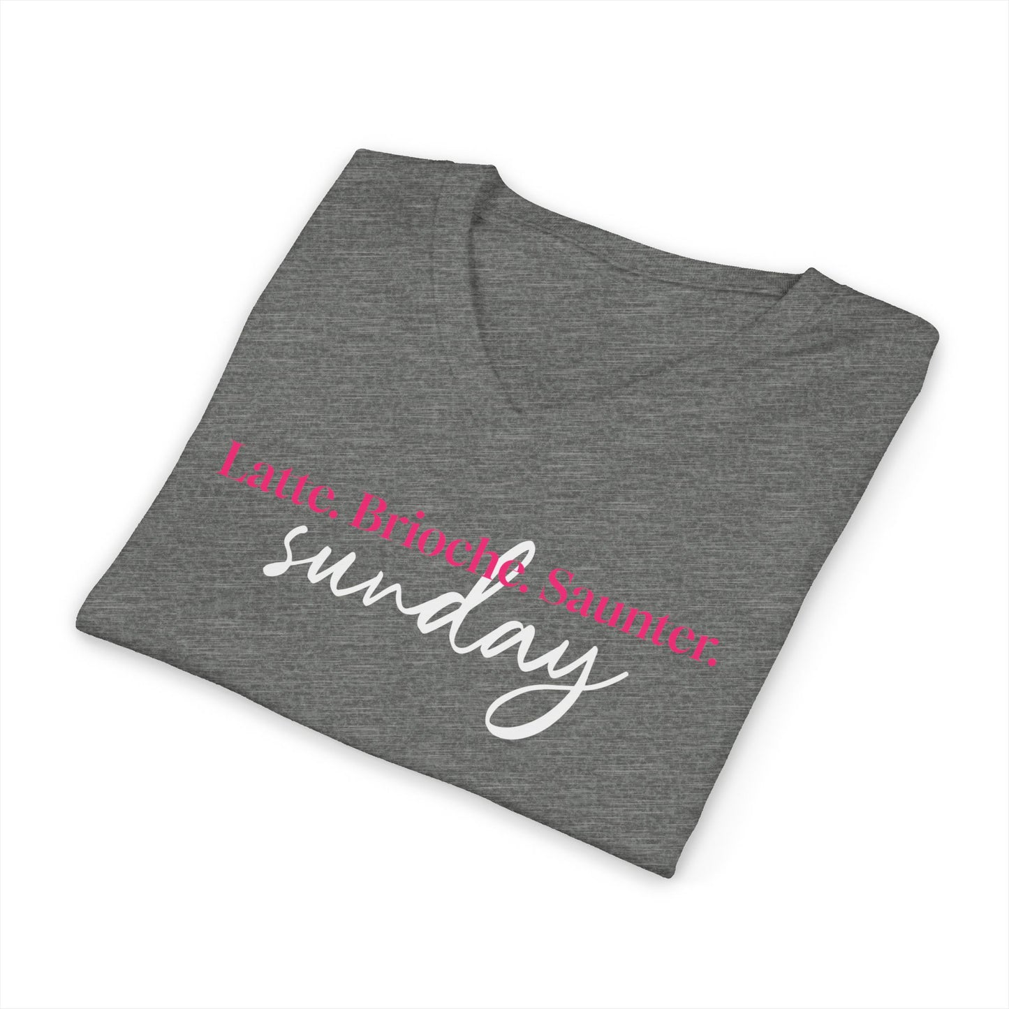 Latte Brioche Saunter Sunday V-Neck Tee