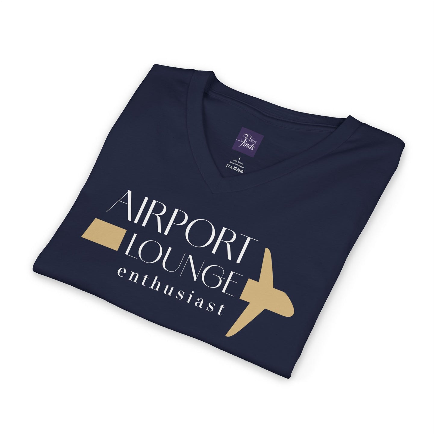 Airport Lounge Enthusiast V-Neck Tee