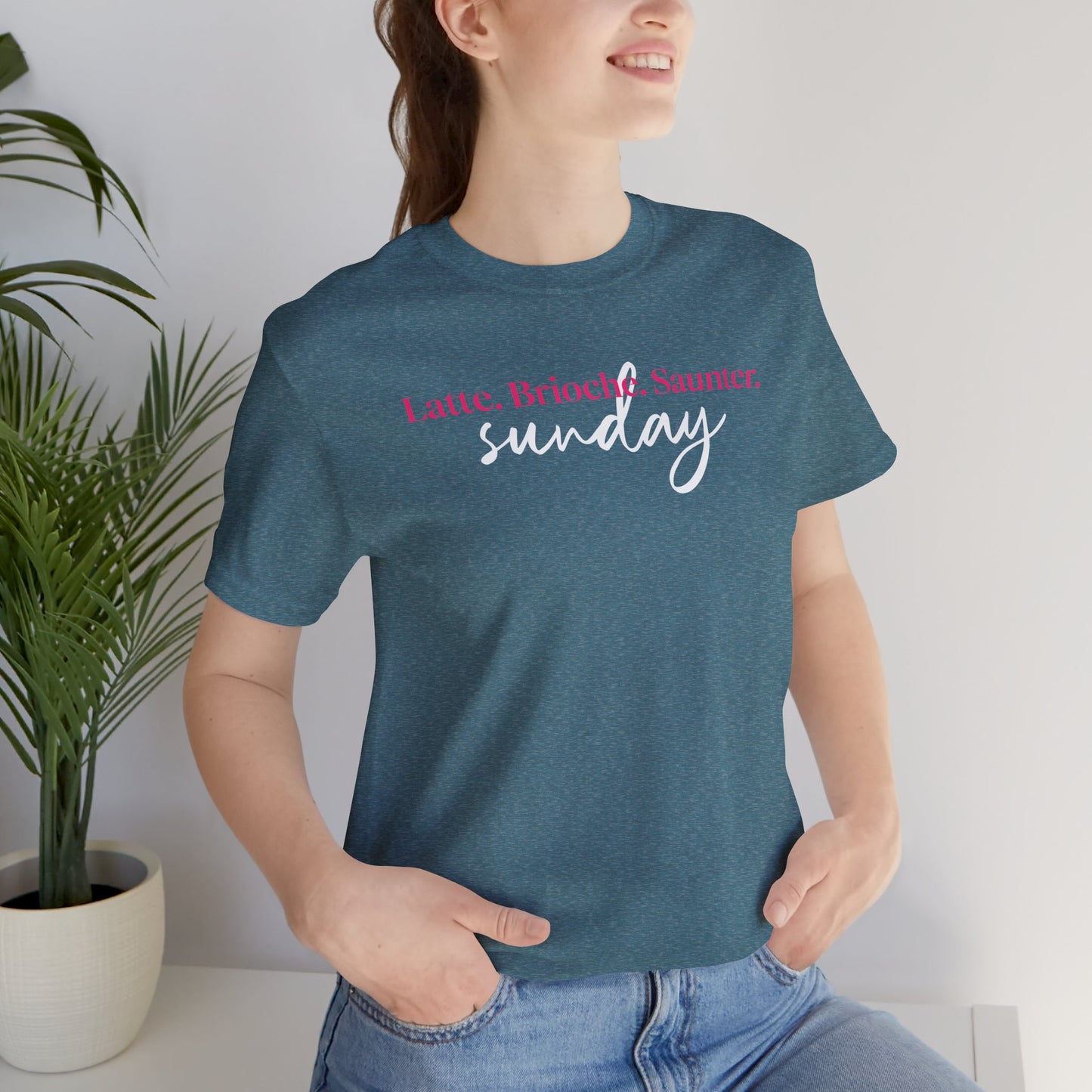 Latte Brioche Saunter Sunday T-Shirt