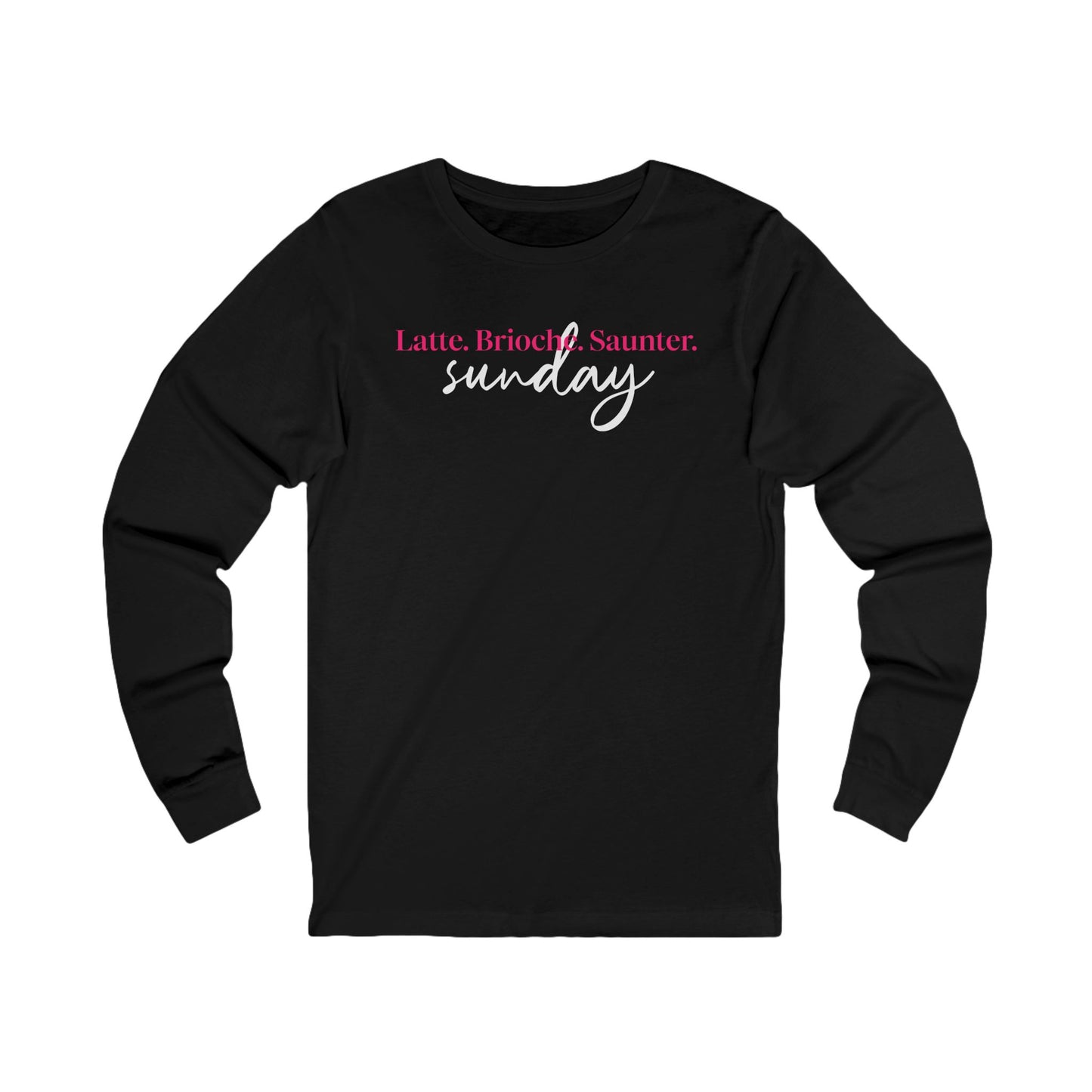 Latte Brioche Saunter Sunday Long Sleeve Tee