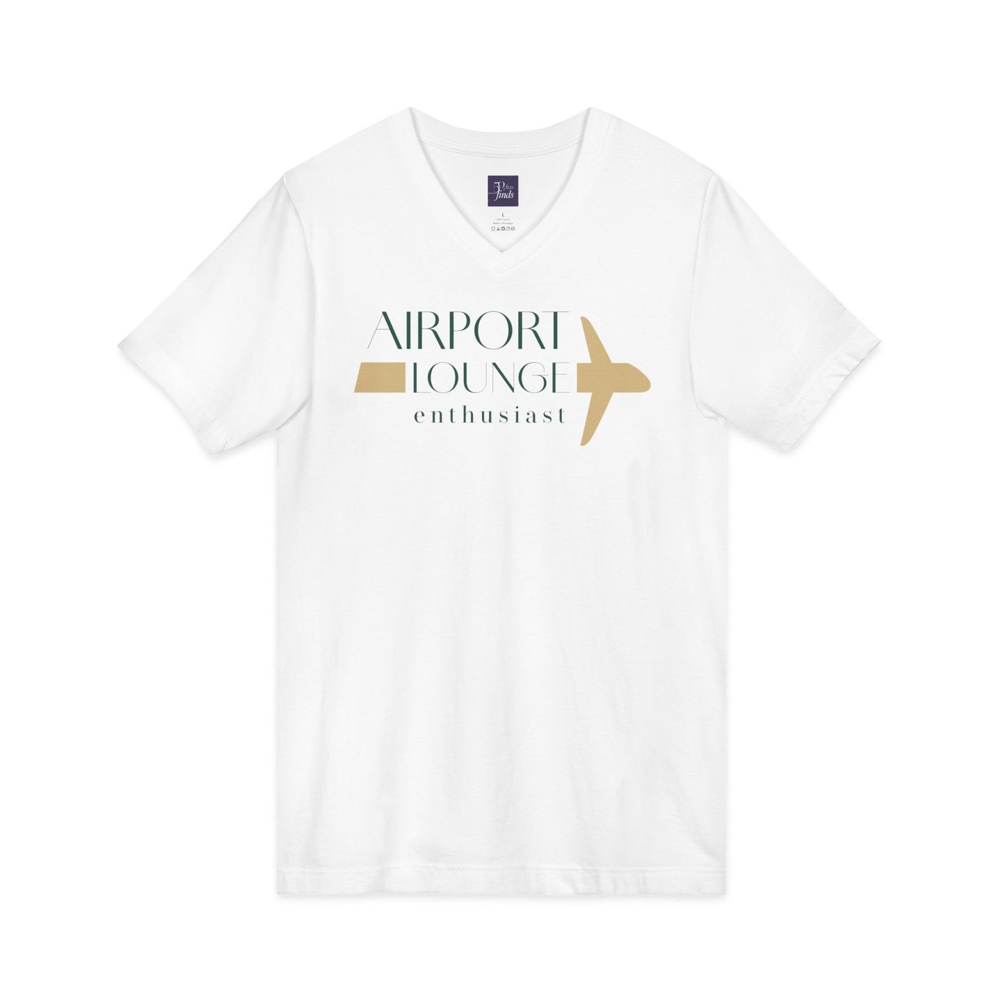 Airport Lounge Enthusiast V-Neck Tee