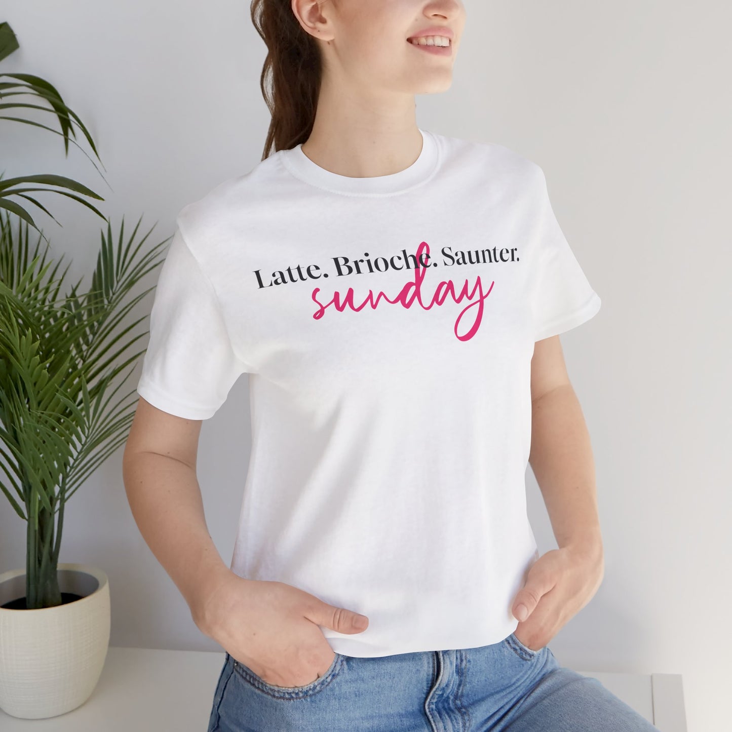 Latte Brioche Saunter Sunday T-Shirt