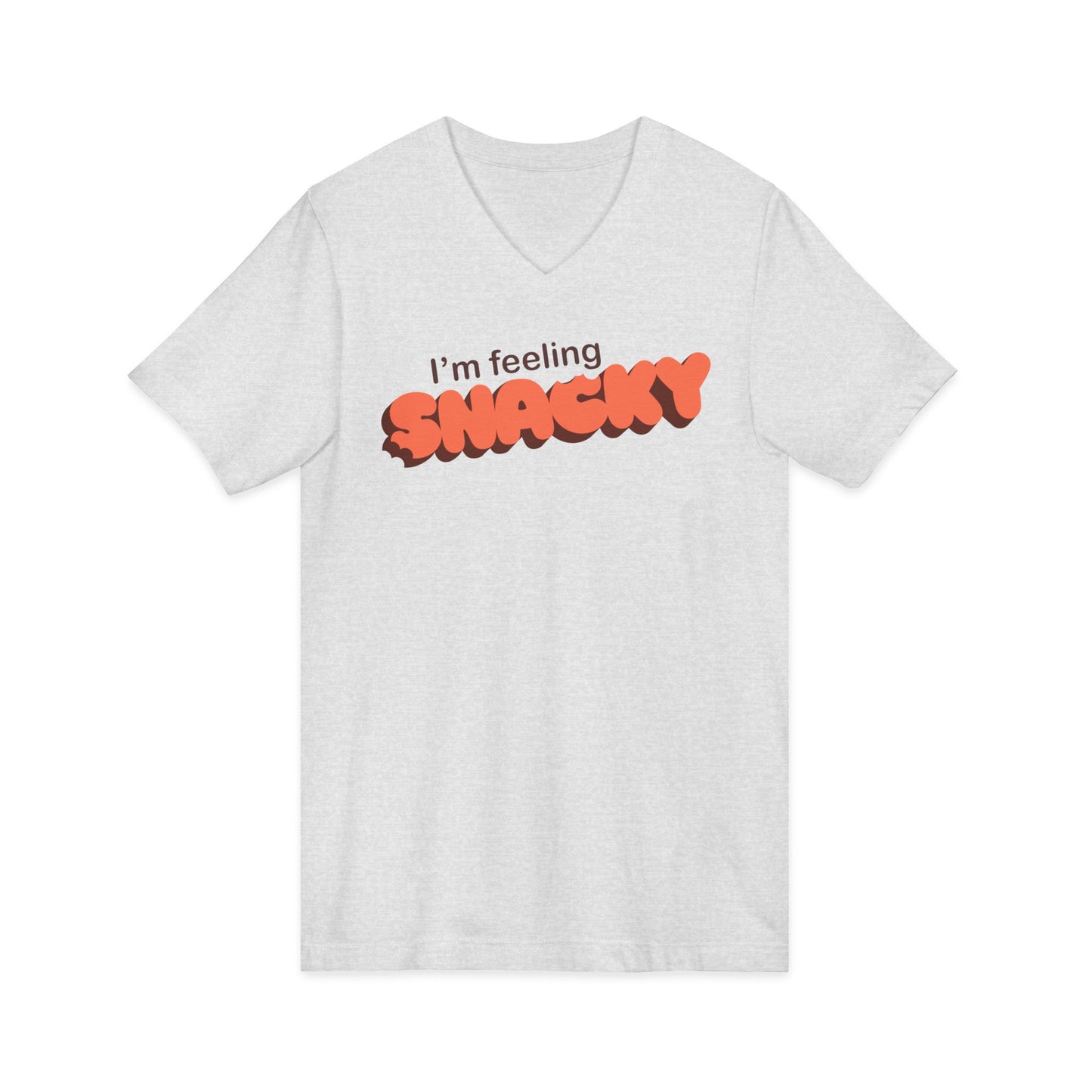 I'm Feeling Snacky V-Neck Tee