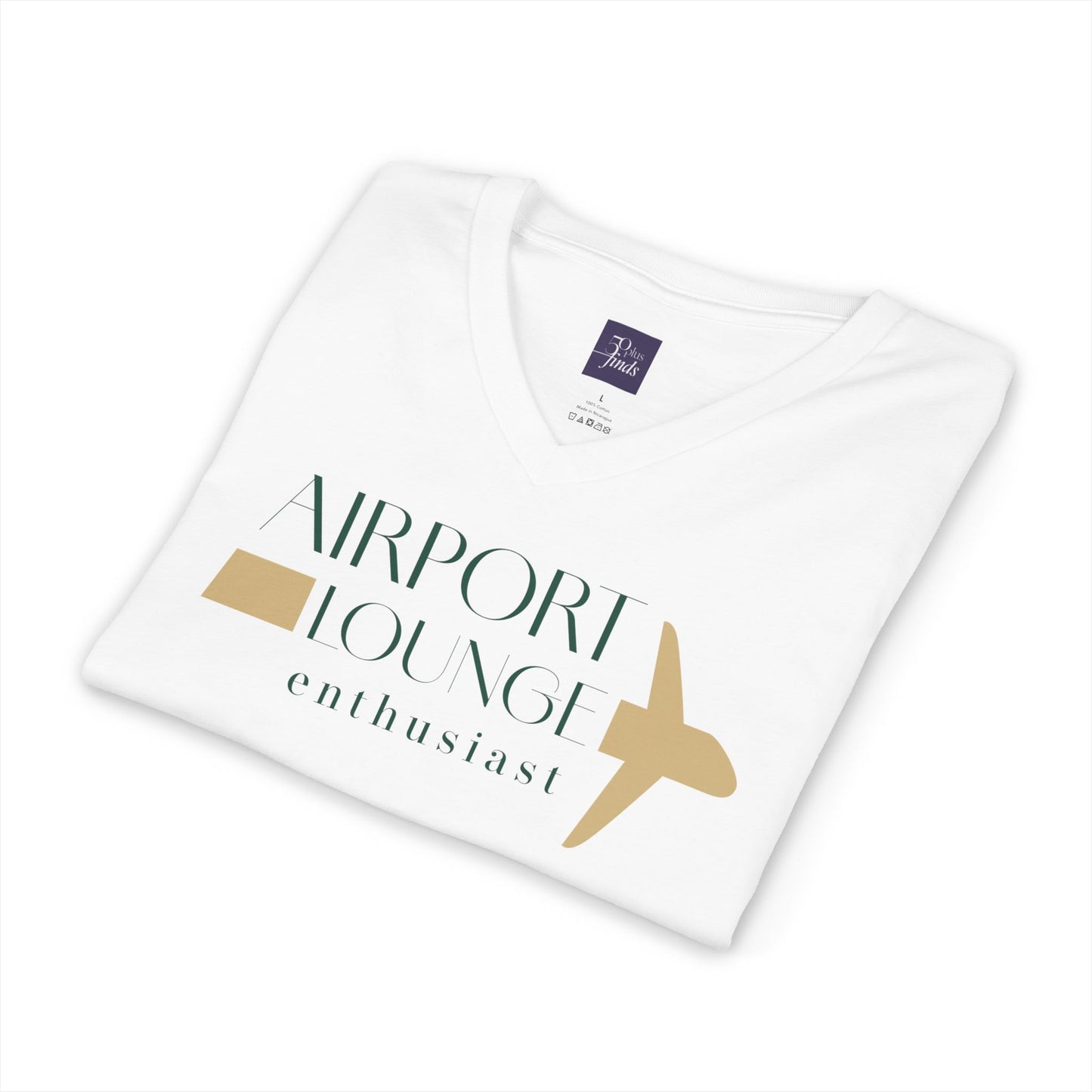 Airport Lounge Enthusiast V-Neck Tee