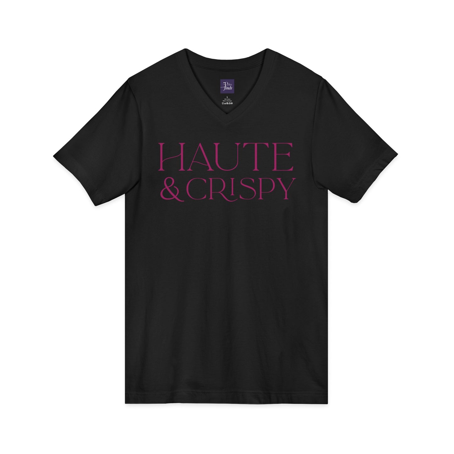 Haute & Crispy V-Neck Tee