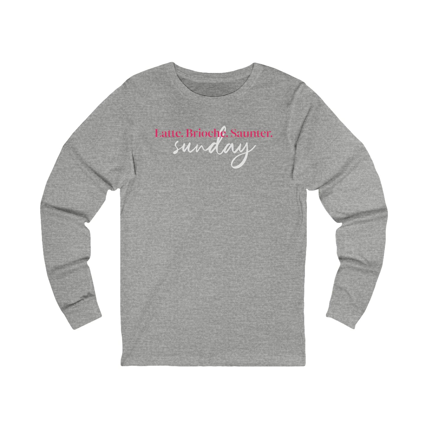 Latte Brioche Saunter Sunday Long Sleeve Tee