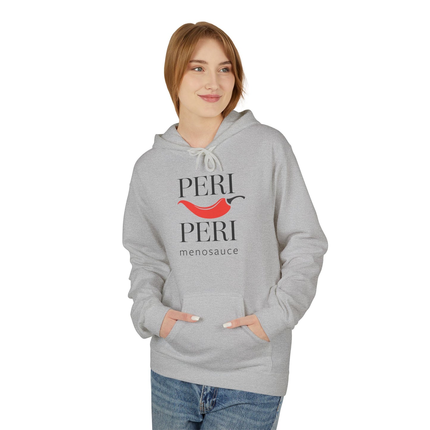 Peri Peri Menosauce Graphic Block Fleece Hoodie