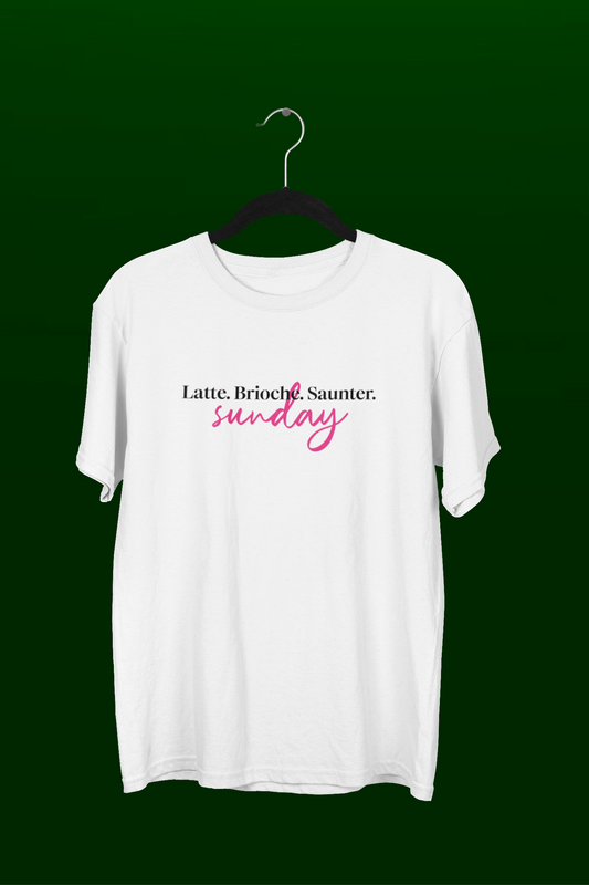 Latte Brioche Saunter Sunday T-Shirt