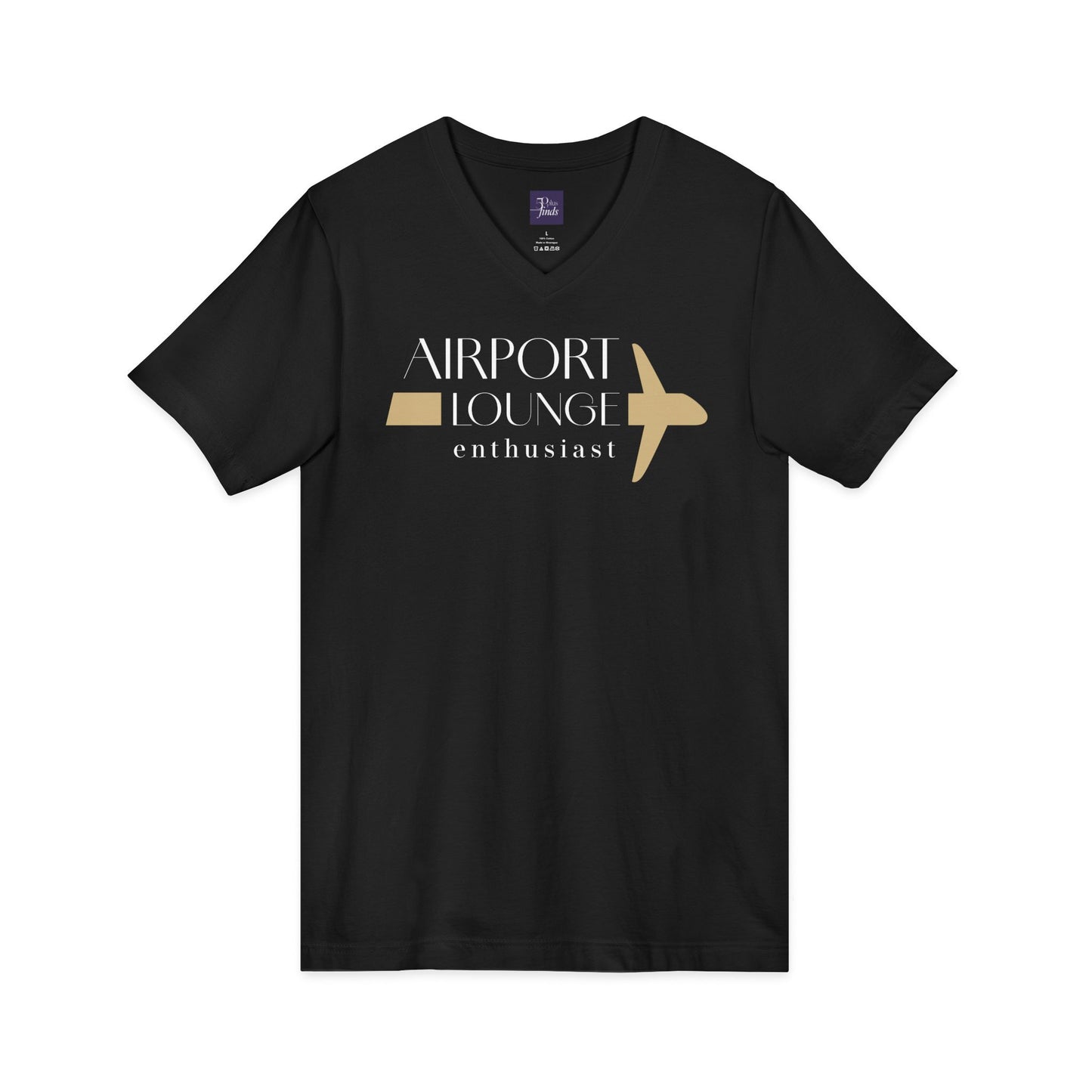 Airport Lounge Enthusiast V-Neck Tee