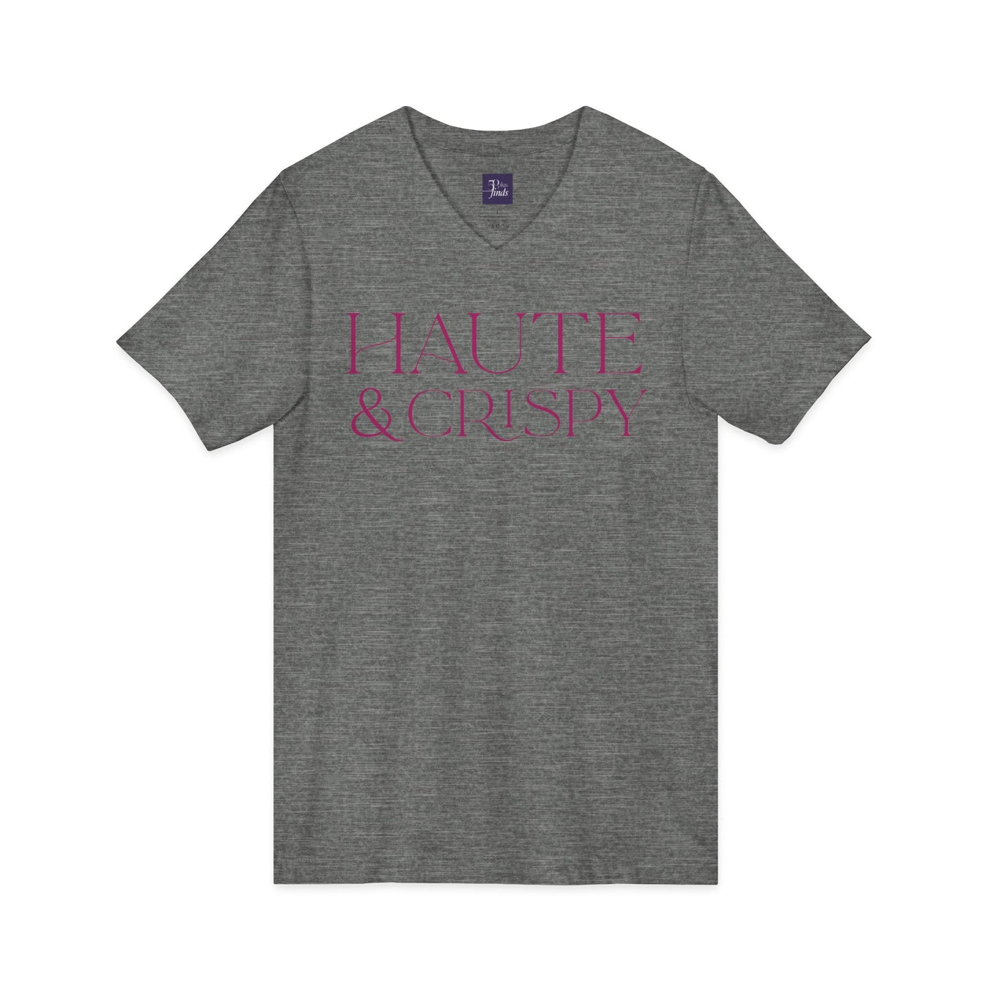 Haute & Crispy V-Neck Tee