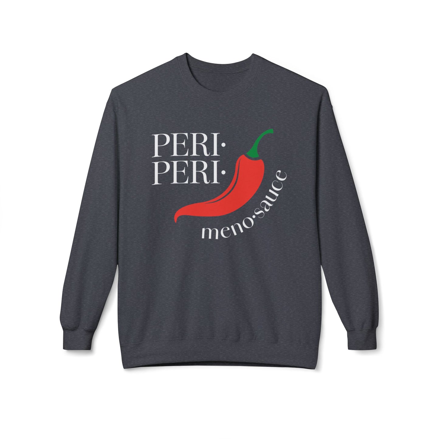 Peri Peri Meno-sauce Dash Midweight Fleece Sweatshirt