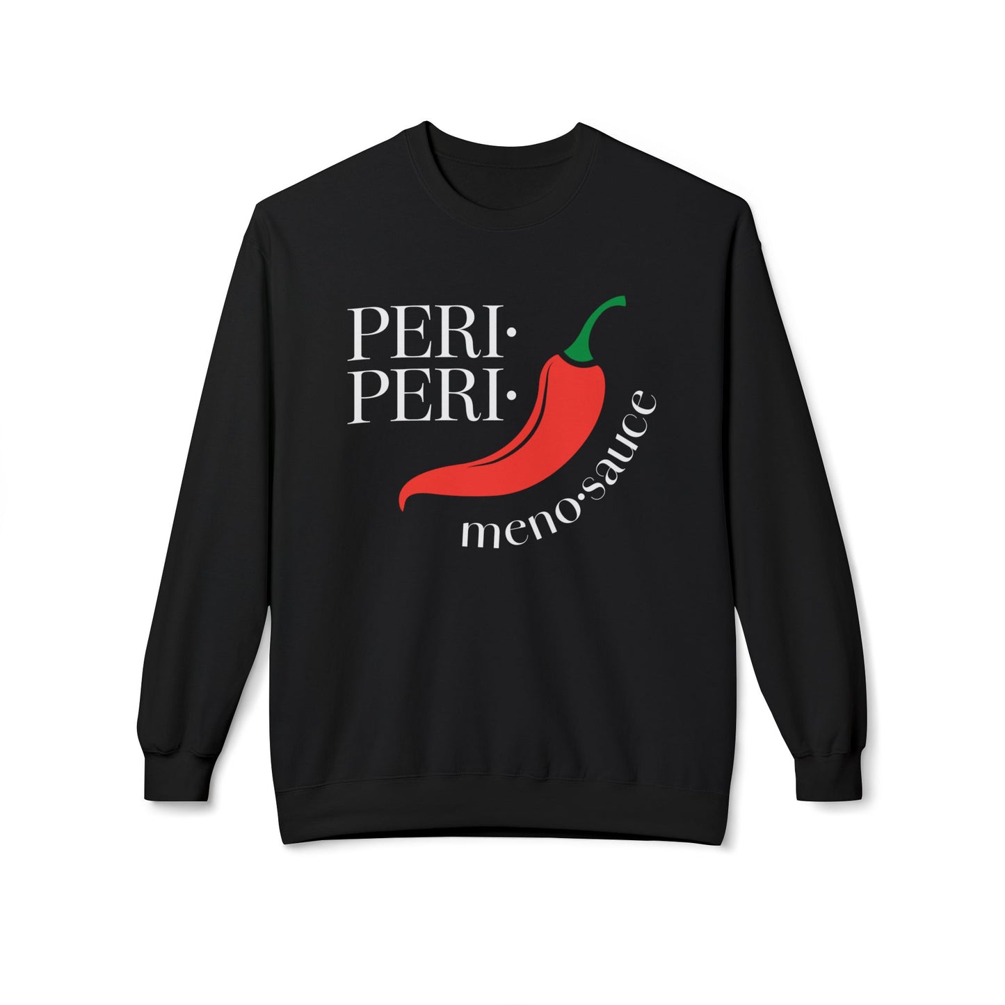 Peri Peri Meno-sauce Dash Midweight Fleece Sweatshirt