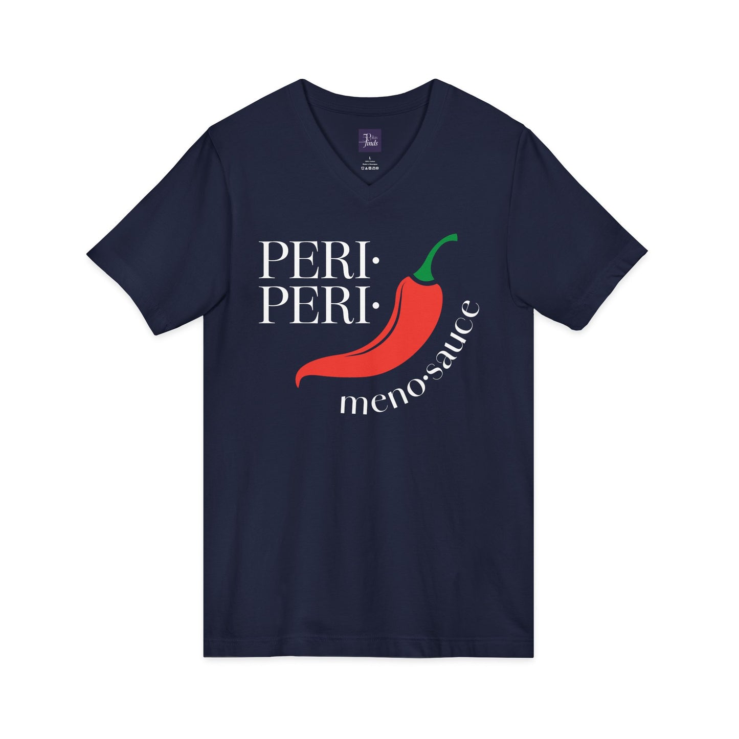 Peri Peri Meno-sauce Dash V-Neck Tee