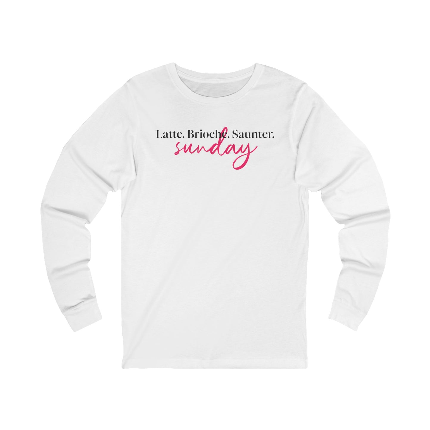 Latte Brioche Saunter Sunday Long Sleeve Tee
