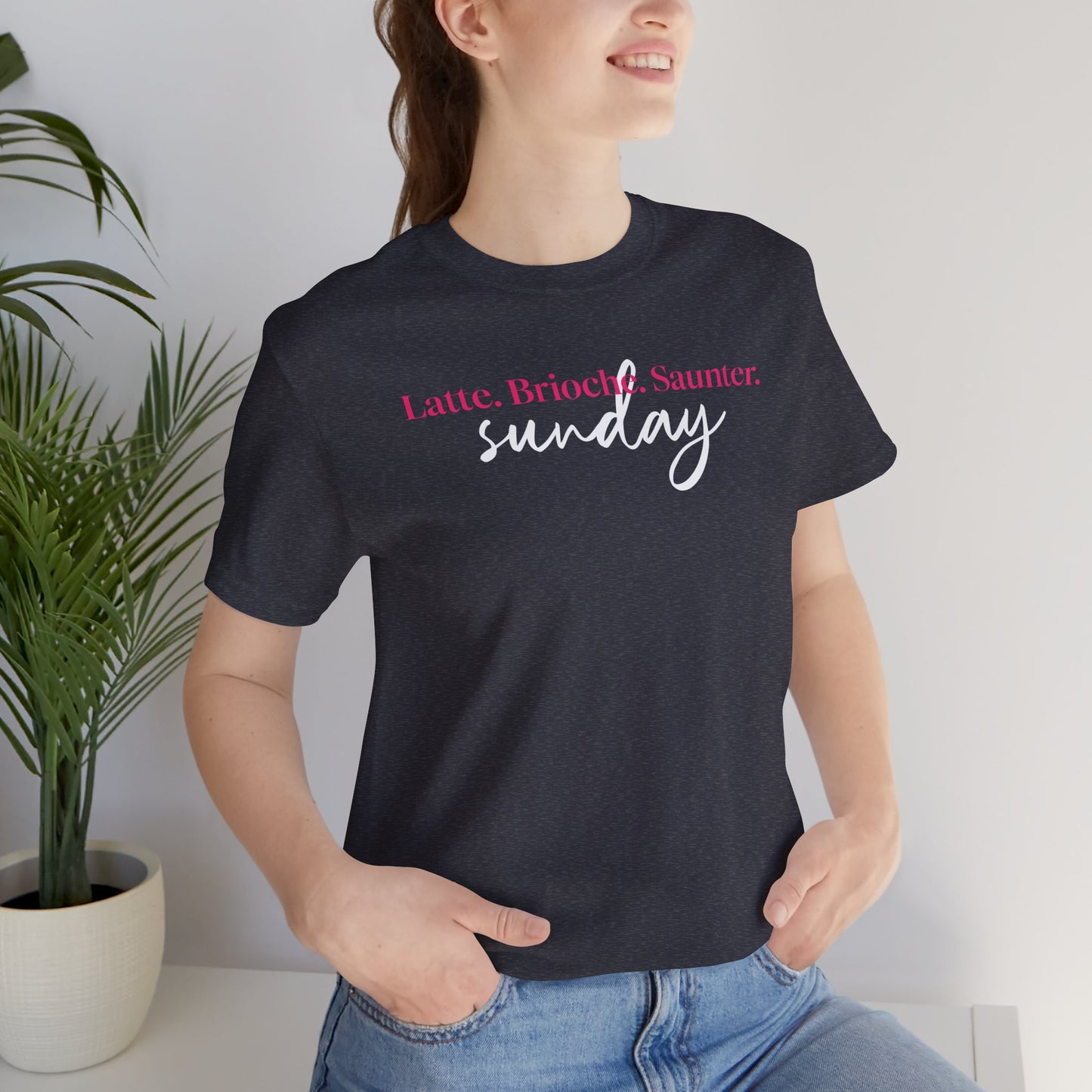 Latte Brioche Saunter Sunday T-Shirt