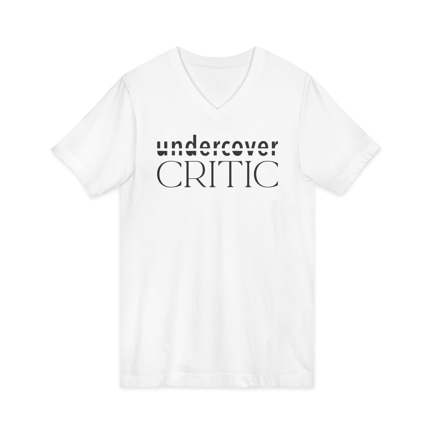 Undercover Critic V-Neck Tee