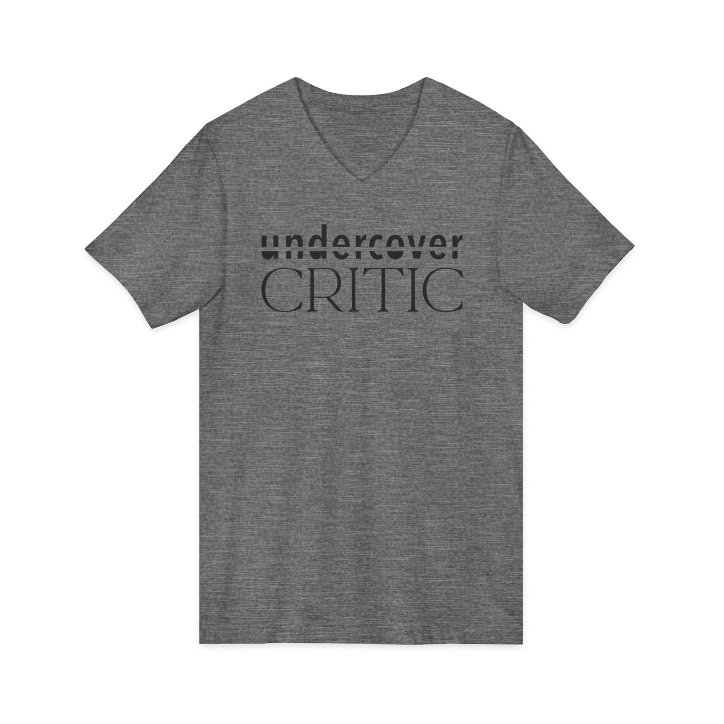 Undercover Critic V-Neck Tee