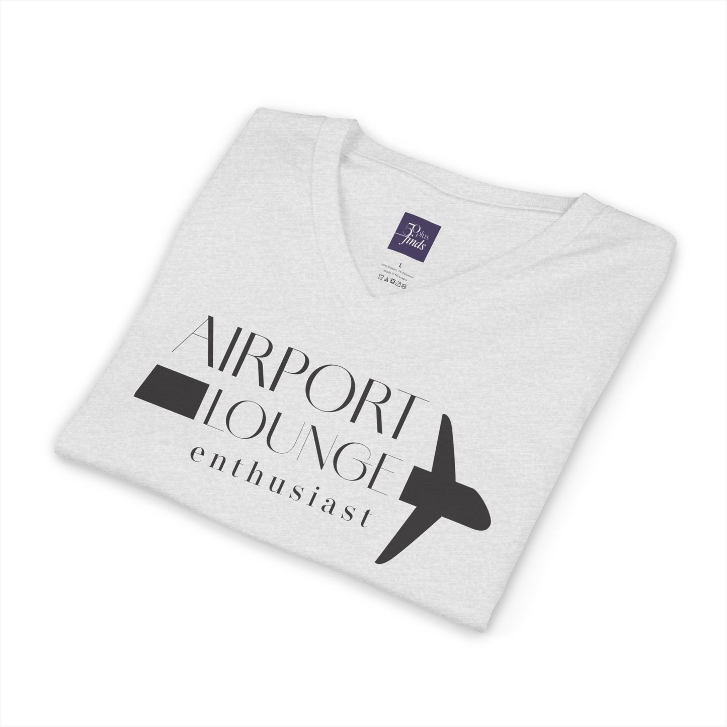 Airport Lounge Enthusiast V-Neck Tee