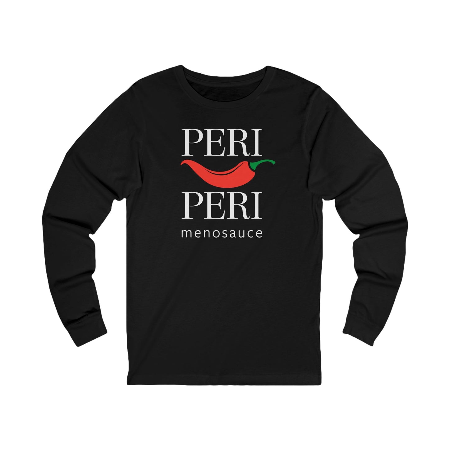 Peri Peri Menosauce Graphic Block Long Sleeve Tee