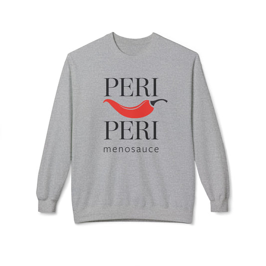 Peri Peri Menosauce Graphic Block Midweight Fleece Sweatshirt
