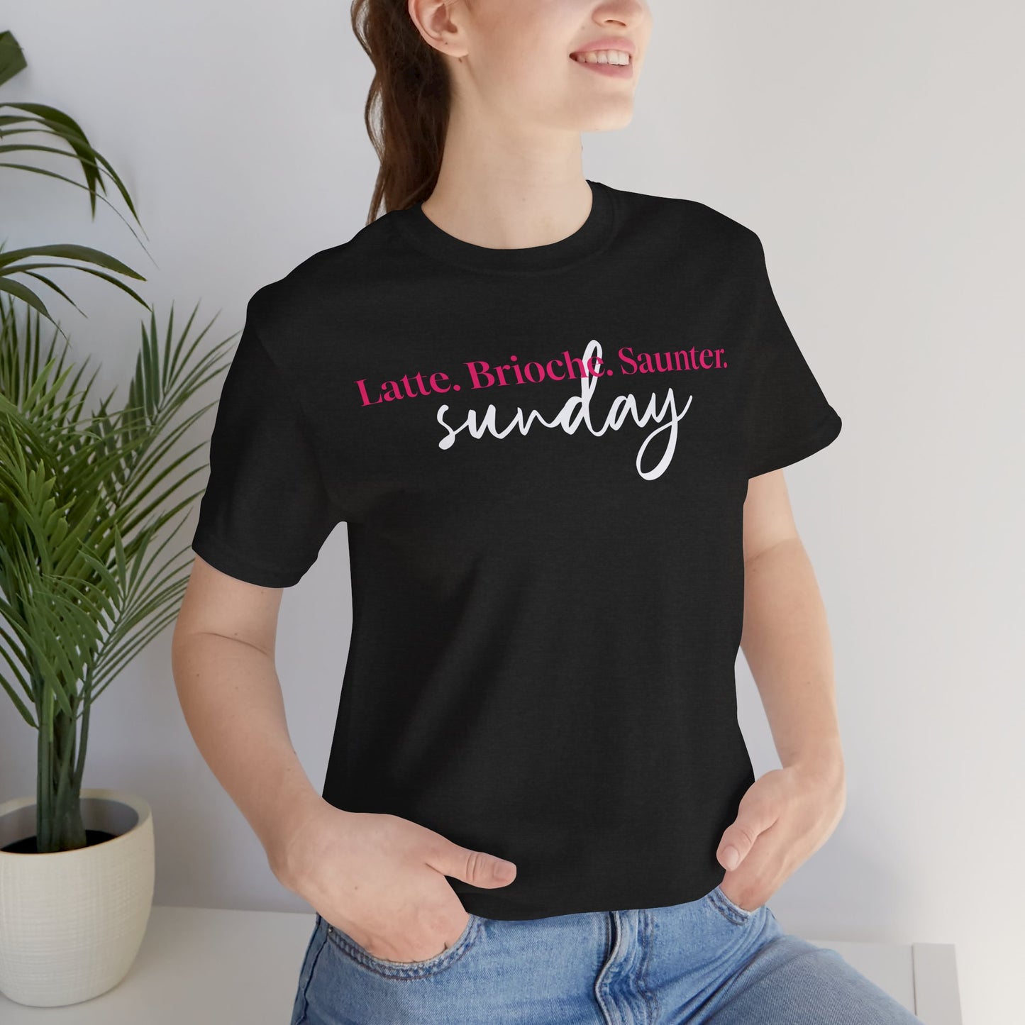 Latte Brioche Saunter Sunday T-Shirt