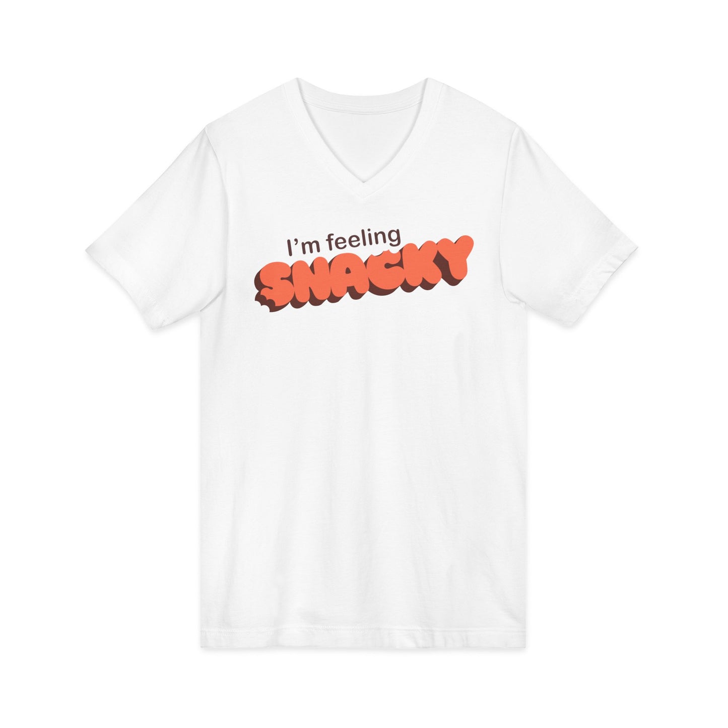 I'm Feeling Snacky V-Neck Tee
