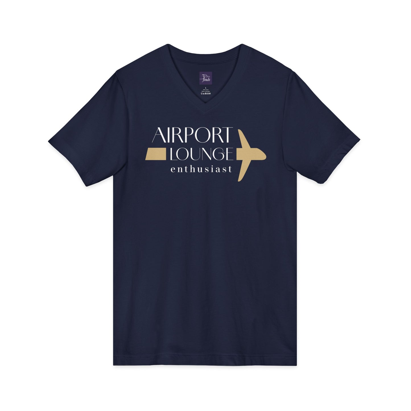 Airport Lounge Enthusiast V-Neck Tee