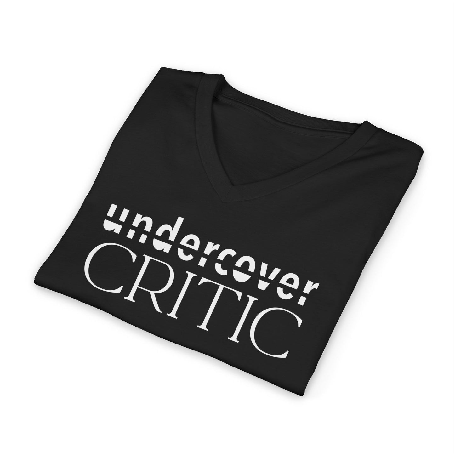 Undercover Critic V-Neck Tee