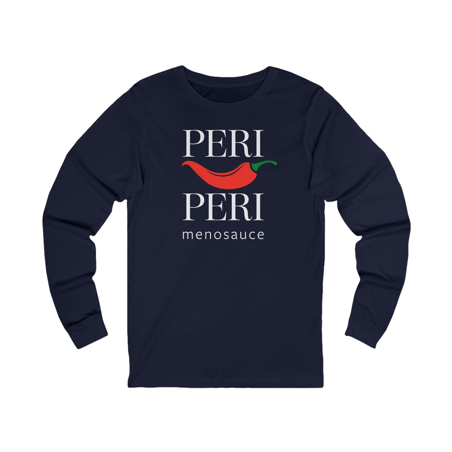 Peri Peri Menosauce Graphic Block Long Sleeve Tee